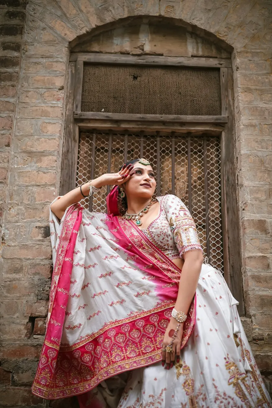 Modern White Velvet Lehenga Choli - Made to Turn Heads
