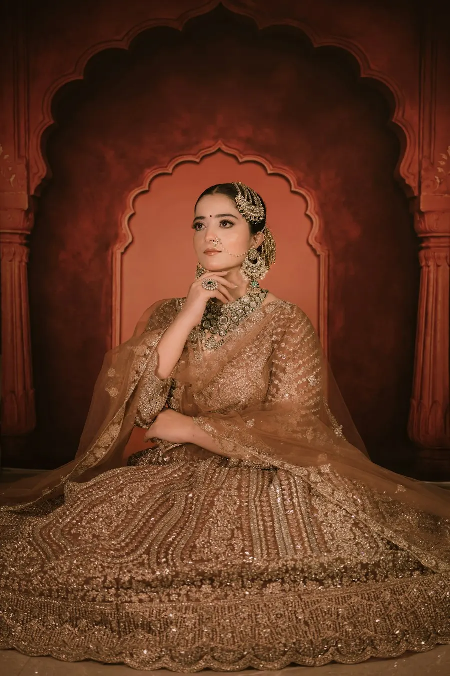 Embroidered Gold Lehenga Choli - Effortless All-Day Glam