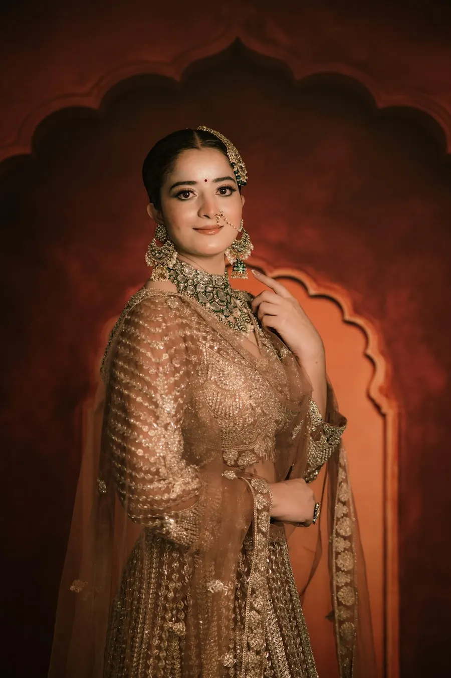 Embroidered Gold Lehenga Choli - Effortless All-Day Glam