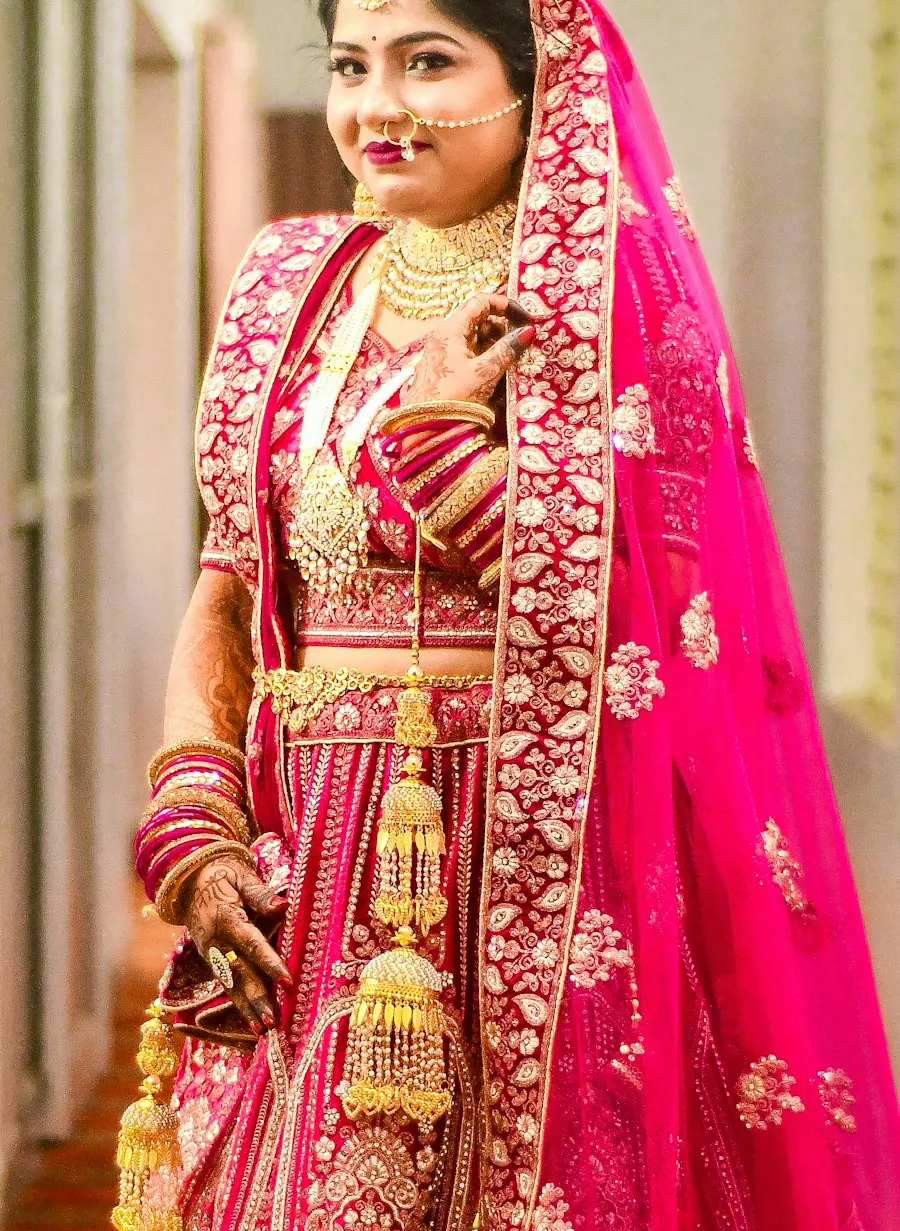Bridal Gold Lehenga Set - Festive to Brunch Ready