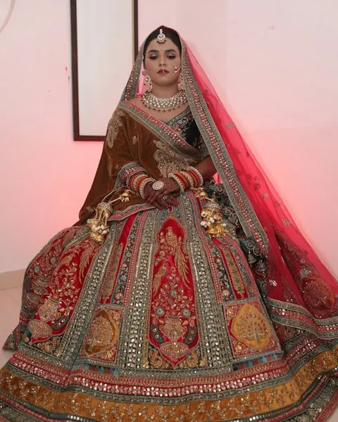 Trendy Gold Lehenga Set - Insta-Ready Look
