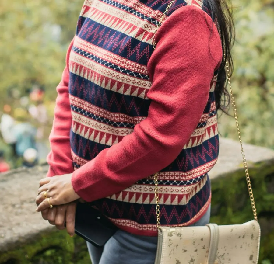 Graceful Grey Acrylic Knit Sweater - Insta-Ready Look