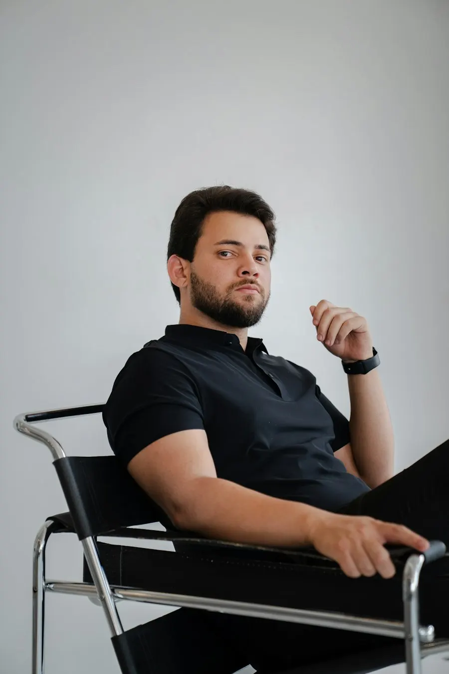 Premium Black Polo T-Shirt - Premium Feel, Easy Care