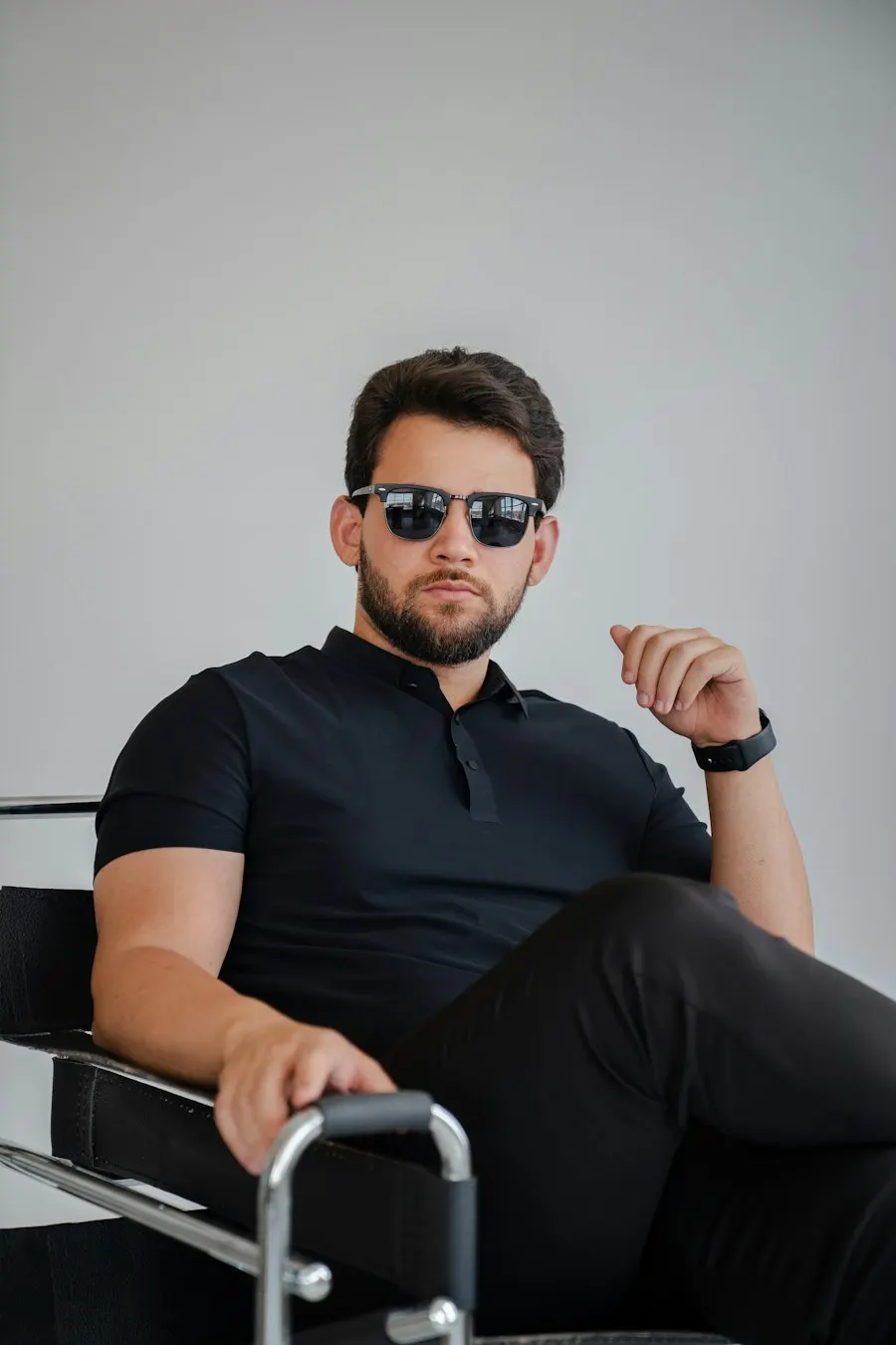 Premium Black Polo T-Shirt - Premium Feel, Easy Care