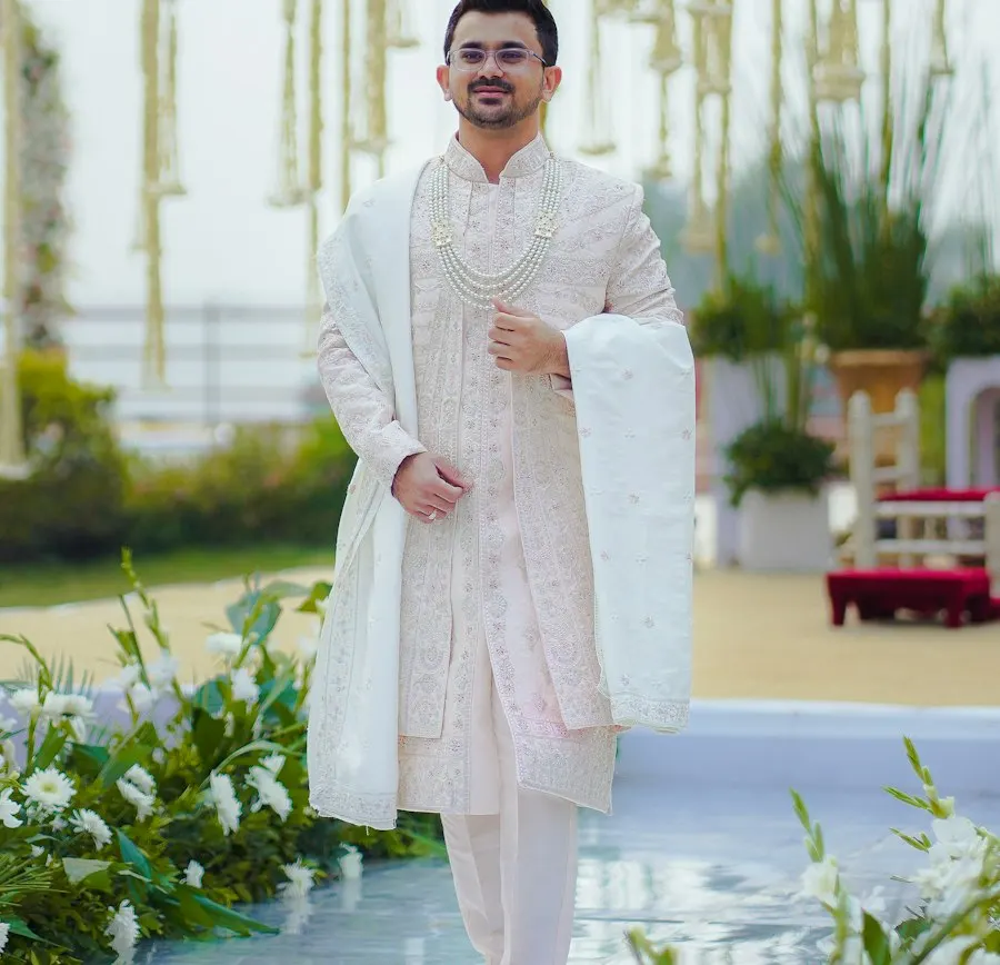 Classic Silk Blend Kurta Set - Clean Modern Fit