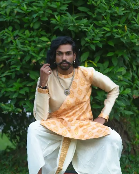 Smart Chanderi Kurta Set - Sharp, Easy Everyday Style