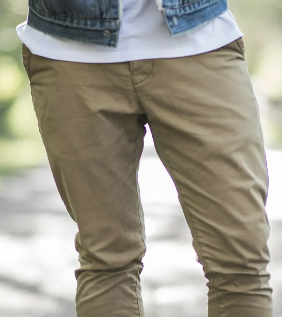 Premium Brown Stretch Denim Jeans - Premium Feel, Easy Care
