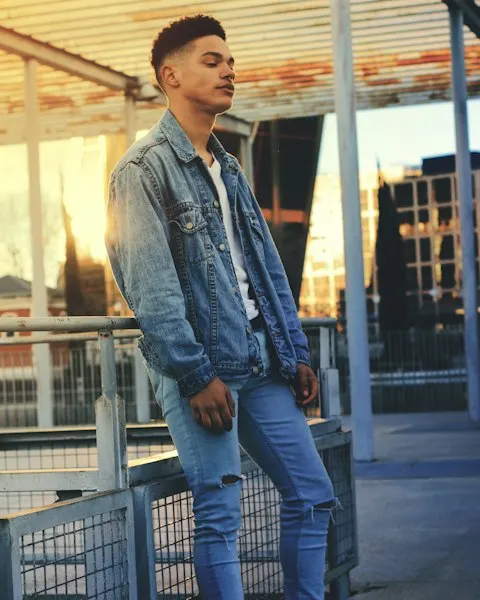 Classic Blue Denim Jacket - Premium Feel, Easy Care
