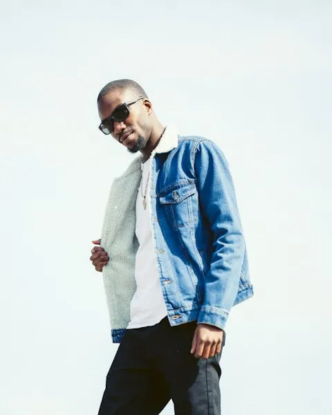 Classic Black Denim Jacket - Premium Feel, Easy Care