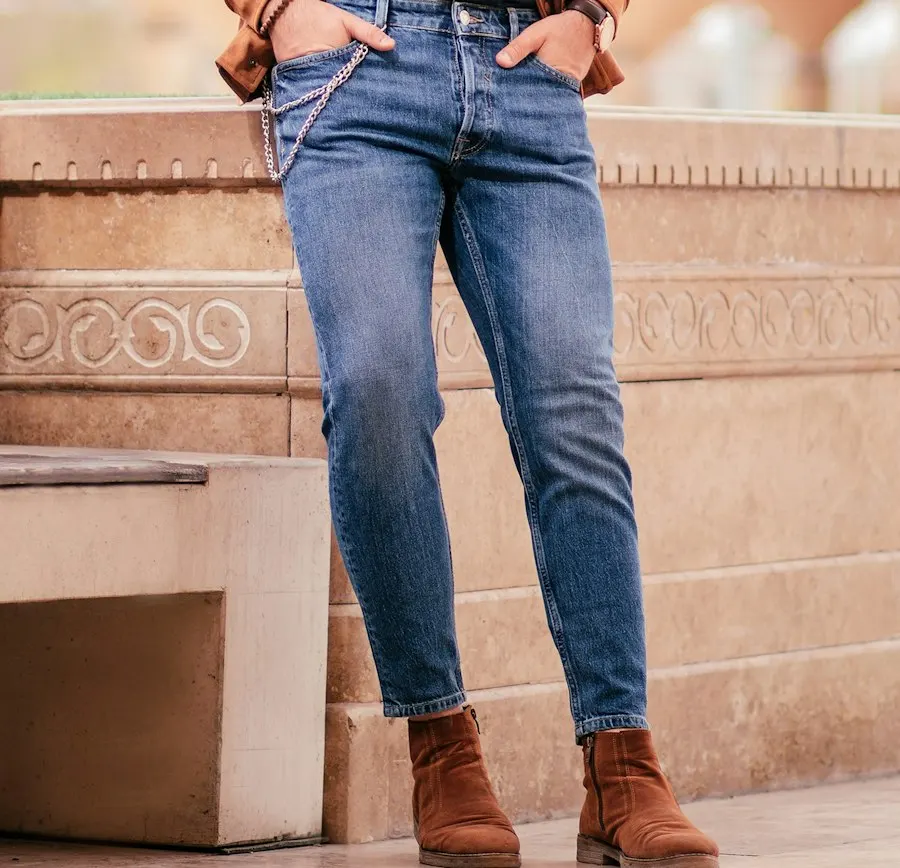 Rugged Blue Stretch Denim Jeans - Sharp, Easy Everyday Style