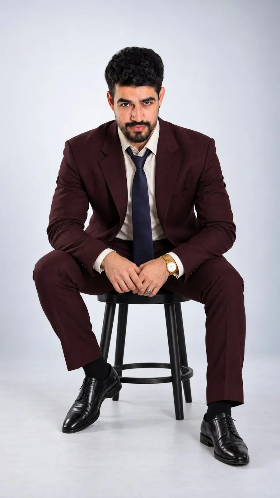 Urban Black Poly-Viscose Suit - Weekend to Workday