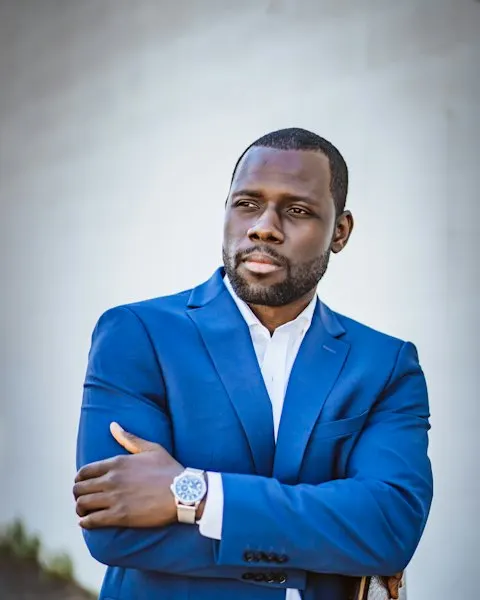 Smart Blue Poly-Viscose Suit - Weekend to Workday