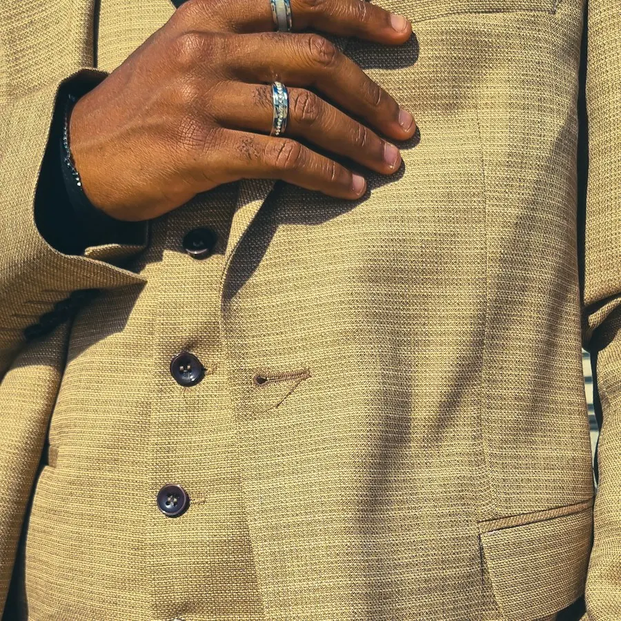 Classic Brown Poly-Viscose Suit - Clean Modern Fit