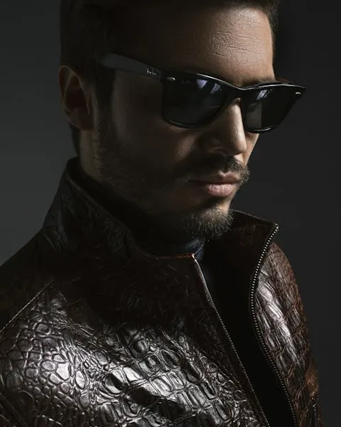 Modern Black Leather Jacket - Premium Feel, Easy Care