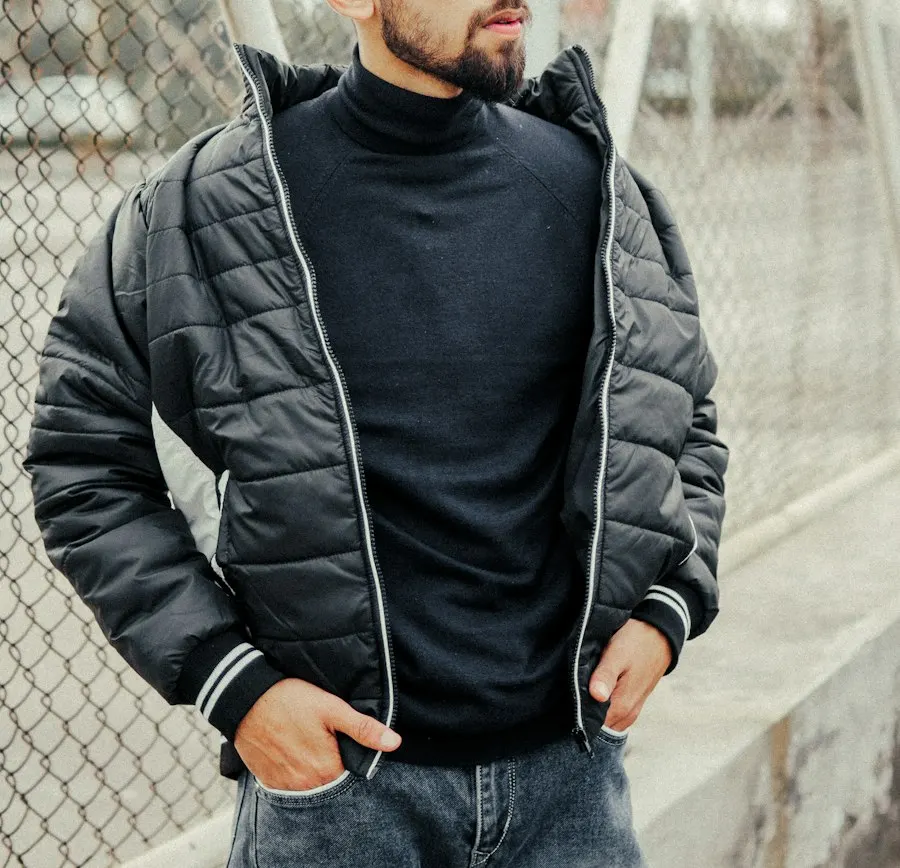 Modern Black Corduroy Jacket - Built for Comfort