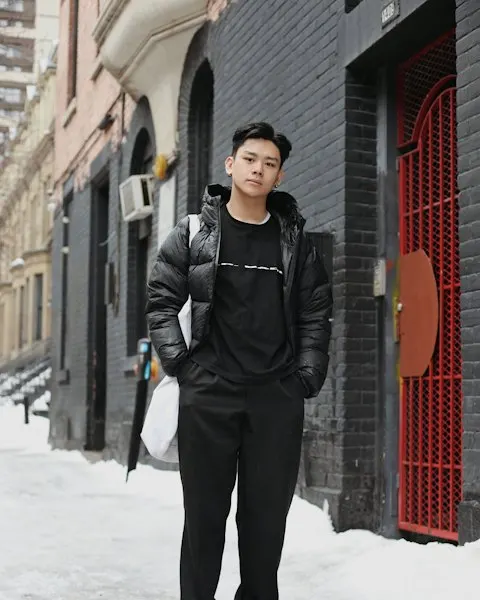 Classic Red Street Outfit - Clean Modern Fit