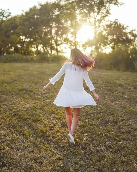 Cute White Satin Dress - Easy Wear for Busy Kids