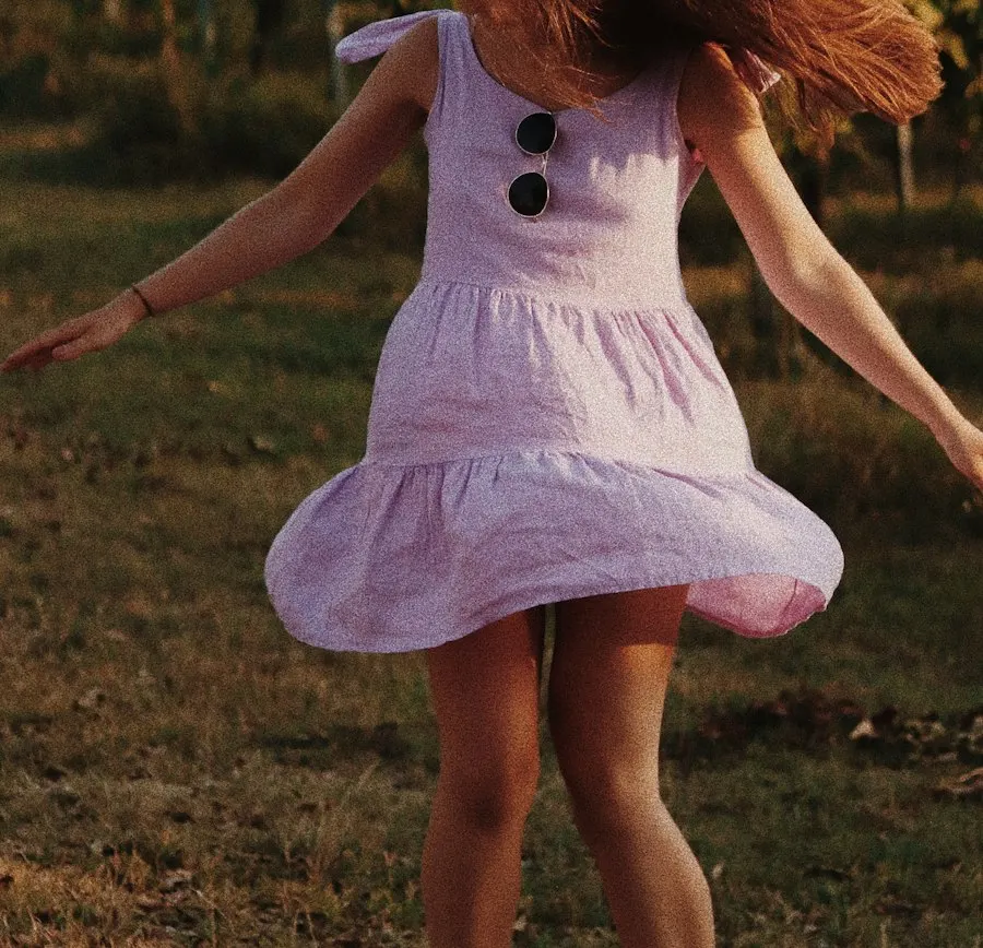 Cheerful White Crepe Dress - Soft on Little Skin