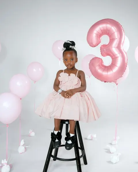 Playful Pink Cotton Dress - Soft on Little Skin