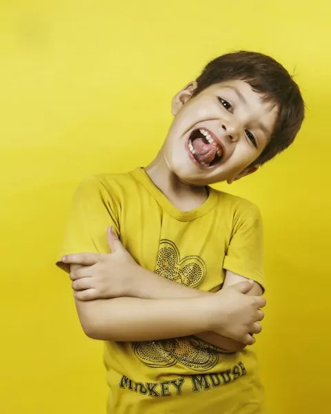 Little Star Yellow Bio-Wash Cotton T-Shirt - Play-All-Day Comfort
