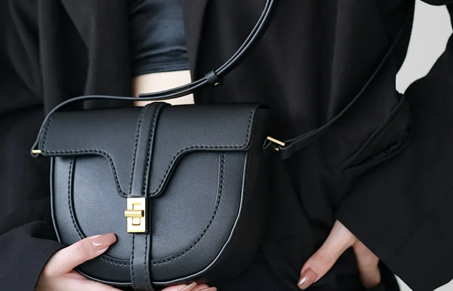 Trendy Black Vegan Leather Handbag - Made to Turn Heads