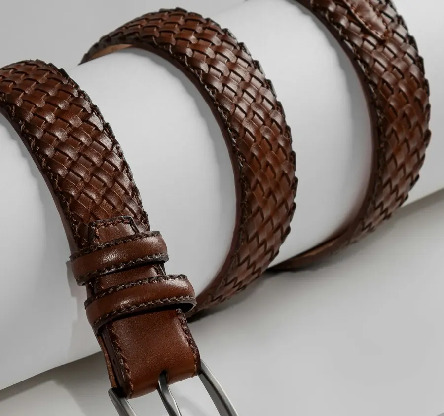 Minimal White Leather Belt - Grab-and-Go Essential
