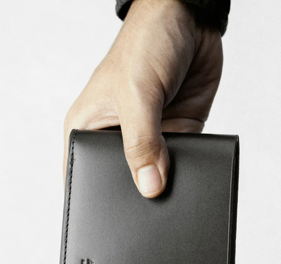Classic Black Leather Wallet - Weekend to Workday