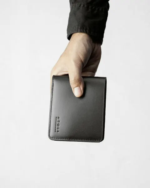 Classic Black Leather Wallet - Weekend to Workday