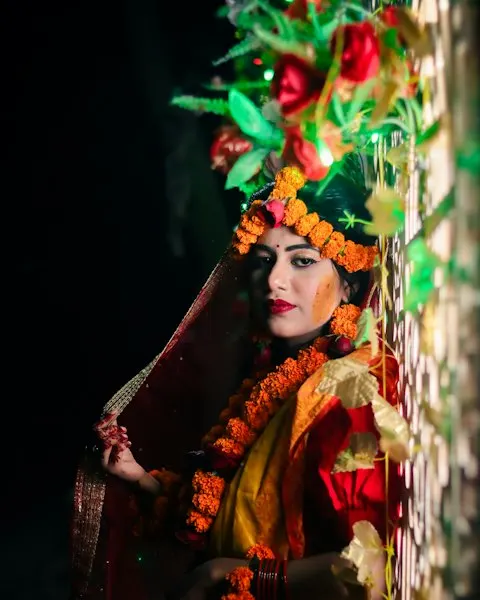 Floral Yellow Chaniya Choli - Made for Garba Rounds