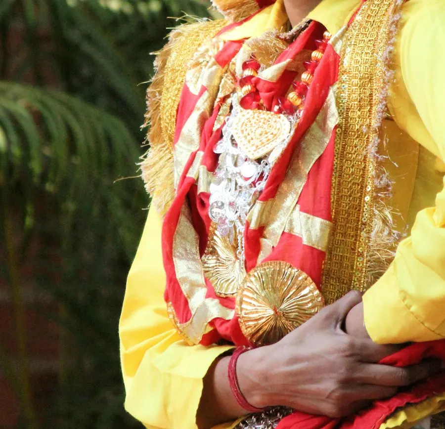 Heritage Yellow Georgette Chaniya Choli - Garba-Night Ready