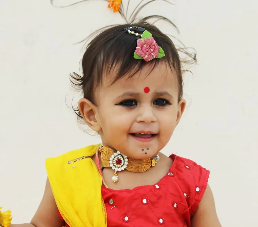 Floral Yellow Georgette Kids Chaniya Choli - Made for Garba Rounds