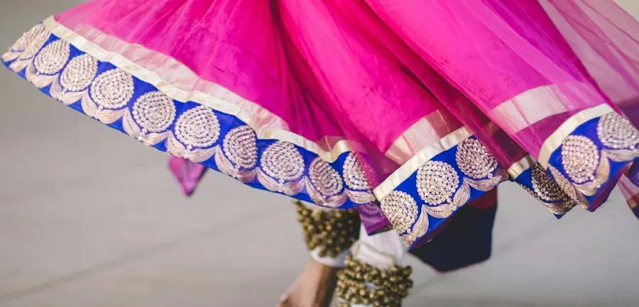 Royal Pink Ghagra Skirt - Pooja to Party Ready