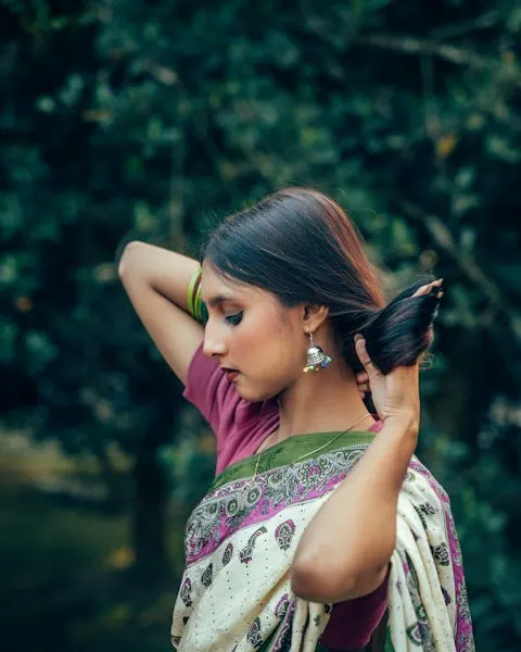 Royal White Tissue Saree - Pooja to Party Ready