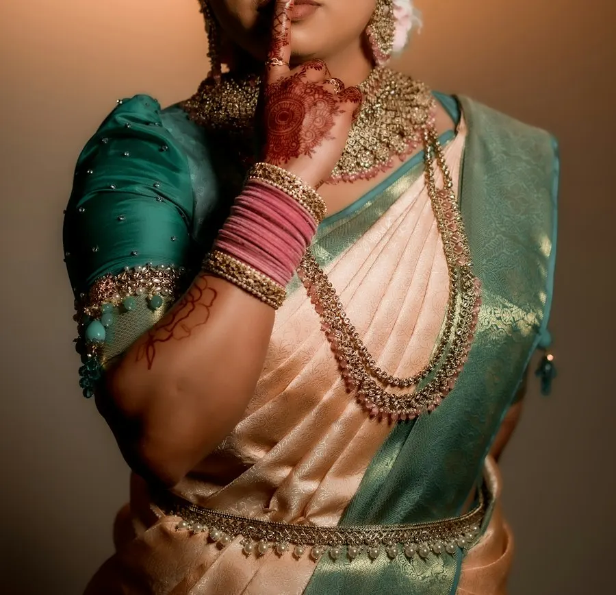 Handcrafted Georgette Saree - Classic Indian Charm