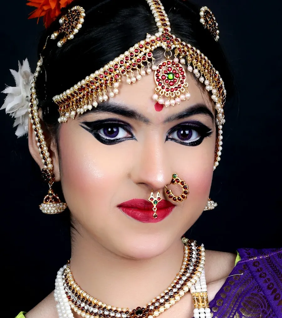 Heritage Purple Chiffon Saree - Wedding & Festival Ready