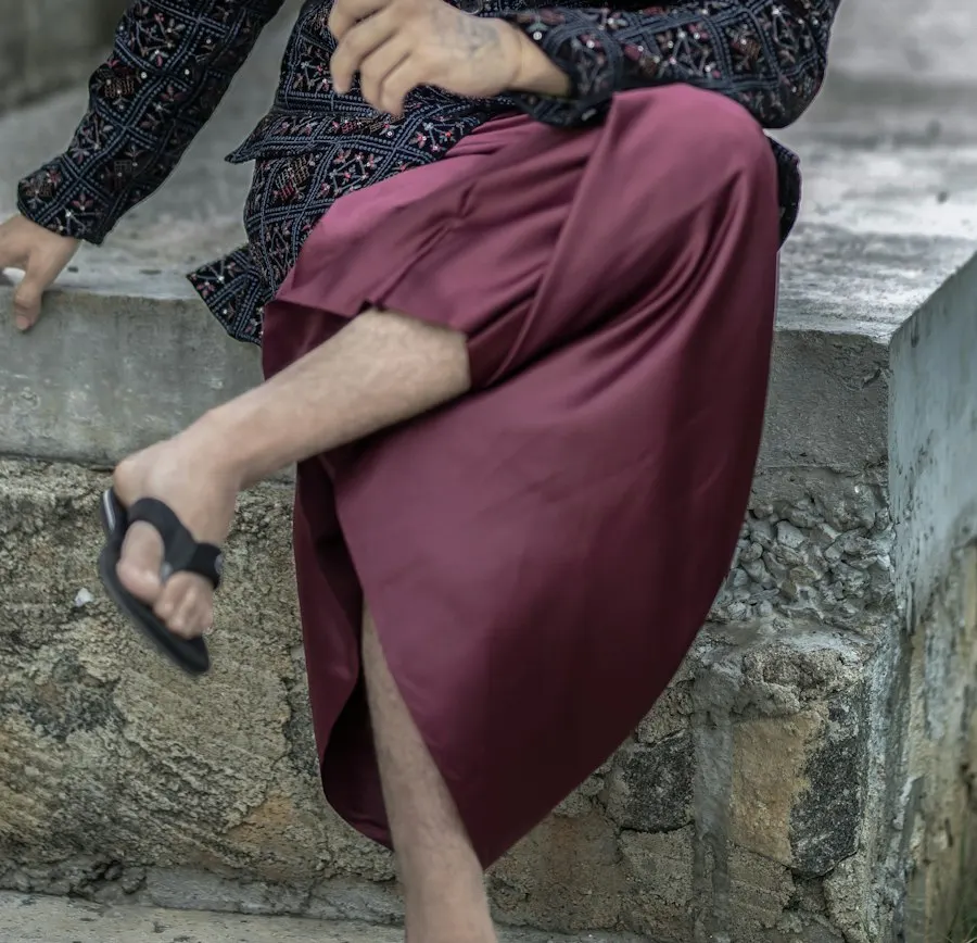 Printed Kurta with Dhoti Pants - Heritage Craft Look