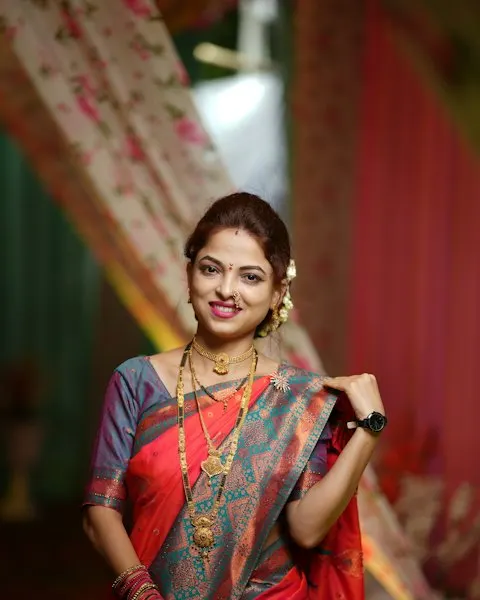 Royal Blue Chiffon Saree - Shine This Diwali
