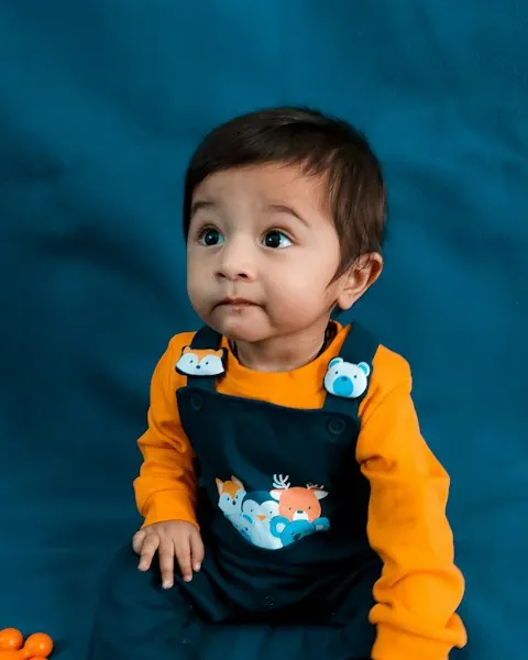 Comfy Blue Baby Romper - Soft on Little Skin