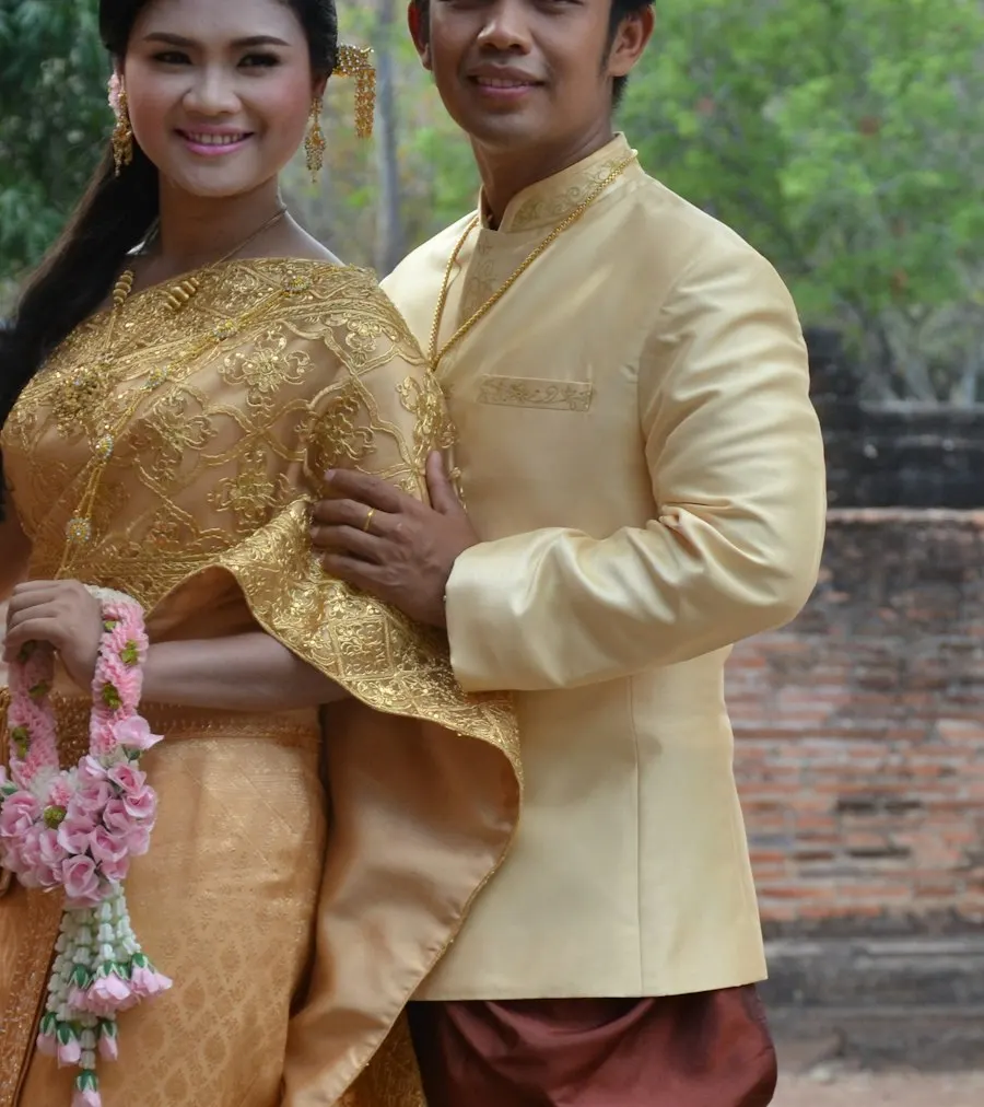 Festive Gold Couple Ethnic Set - Diwali Family Favourite