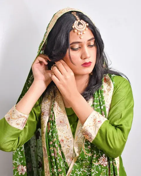 Radiant Green Embroidered Kurta Suit - Rooted in Tradition