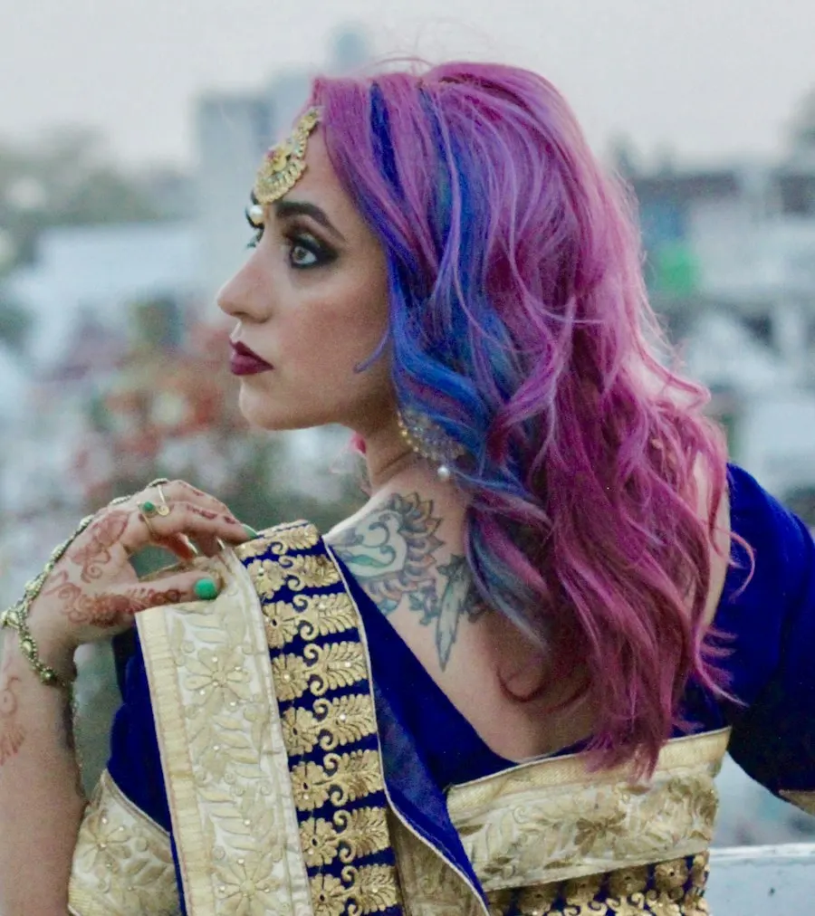 Handcrafted Royal Blue Lehenga - Rooted in Tradition