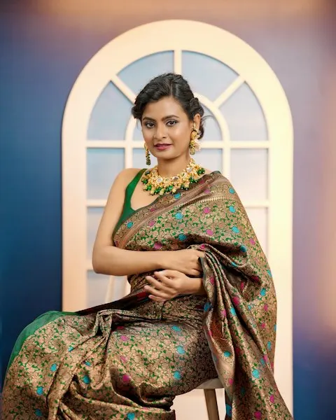 Regal Banarasi Silk Saree - Wedding & Festival Ready
