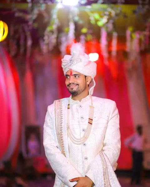 Heritage Ivory Groom Sherwani - Timeless Tradition