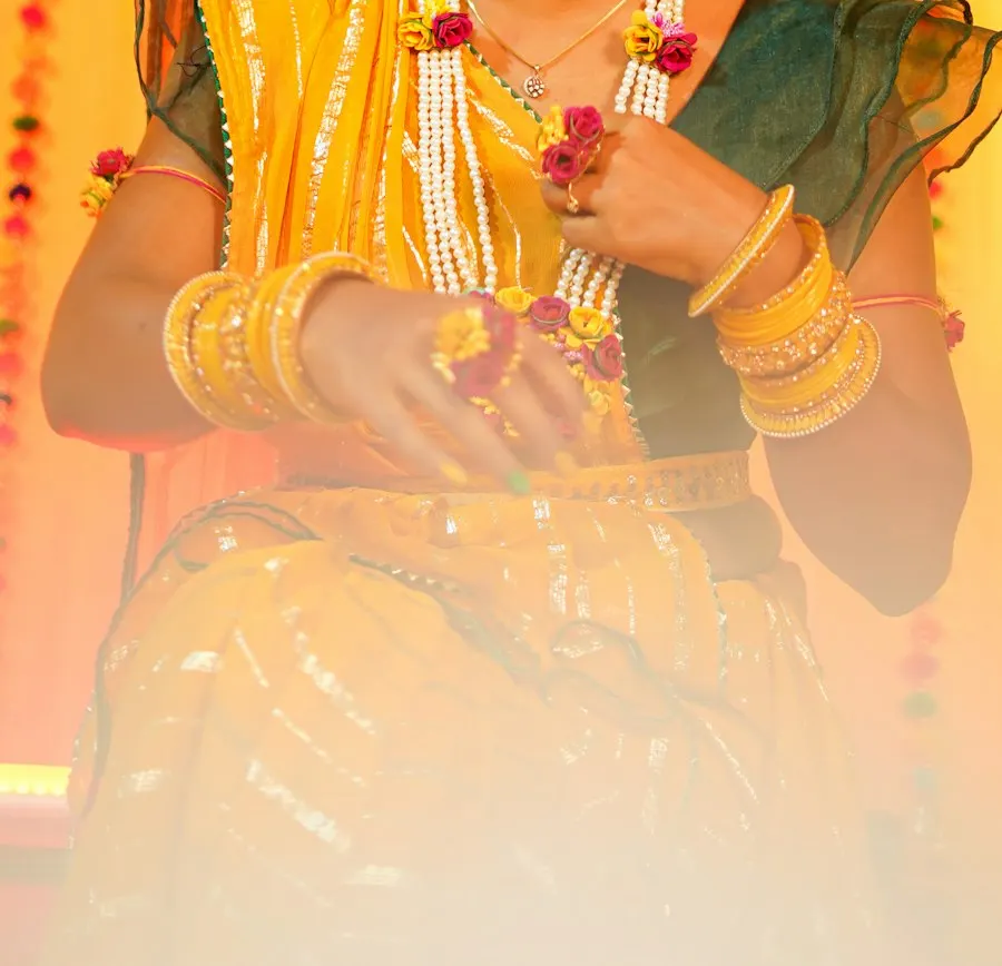 Royal Yellow Crepe Chaniya Choli - Twirl All Nine Nights