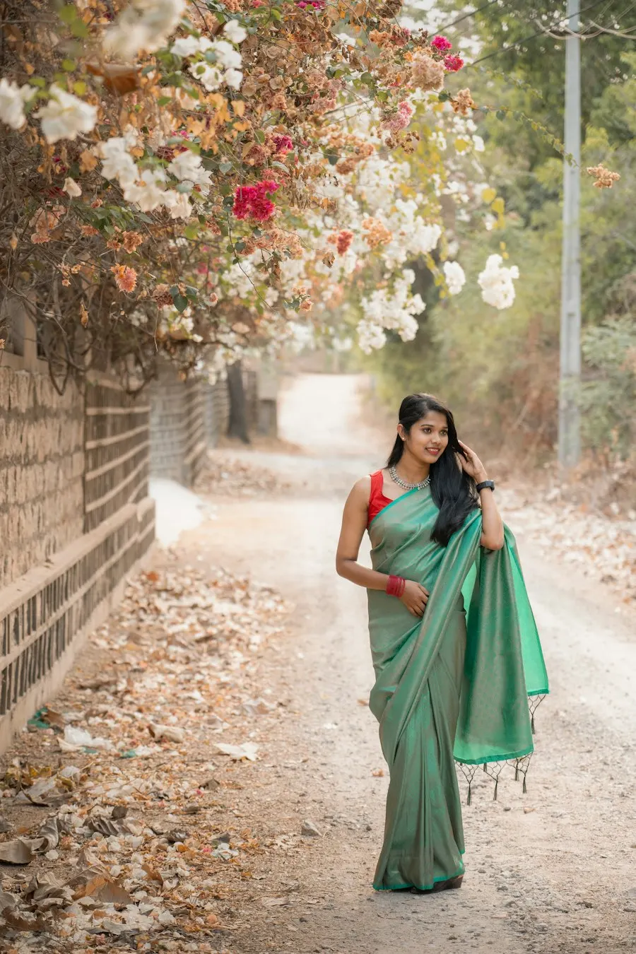Luxe Green Banarasi Silk Saree - Made to Turn Heads