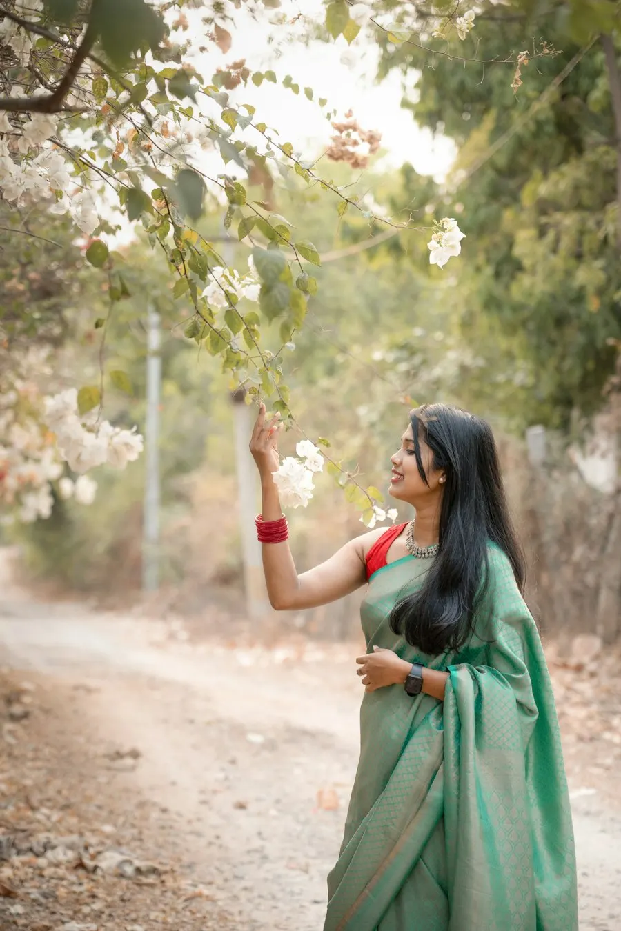 Luxe Green Banarasi Silk Saree - Made to Turn Heads
