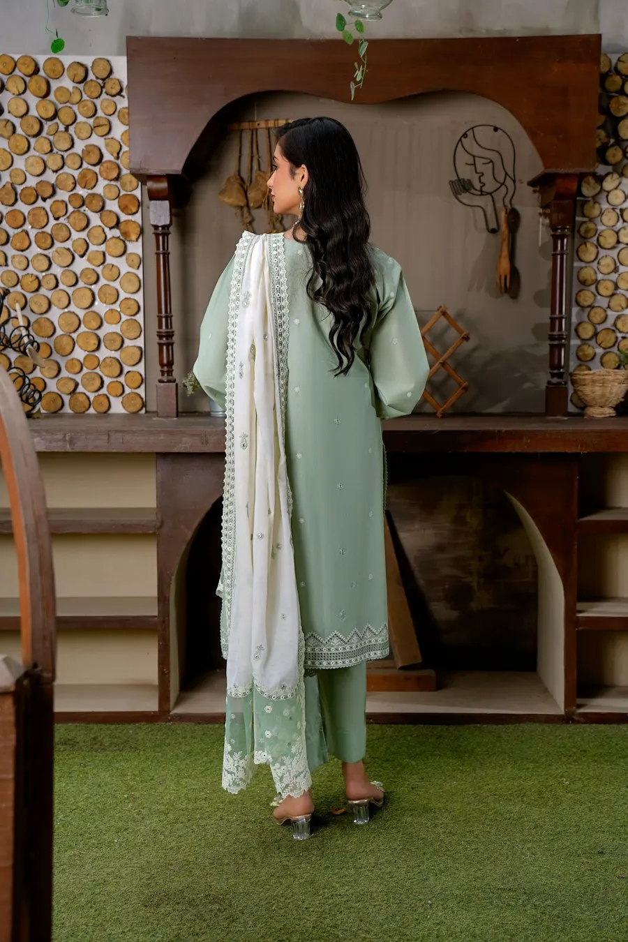 Embroidered White Chanderi Kurta Set - Soft, Flattering & Easy