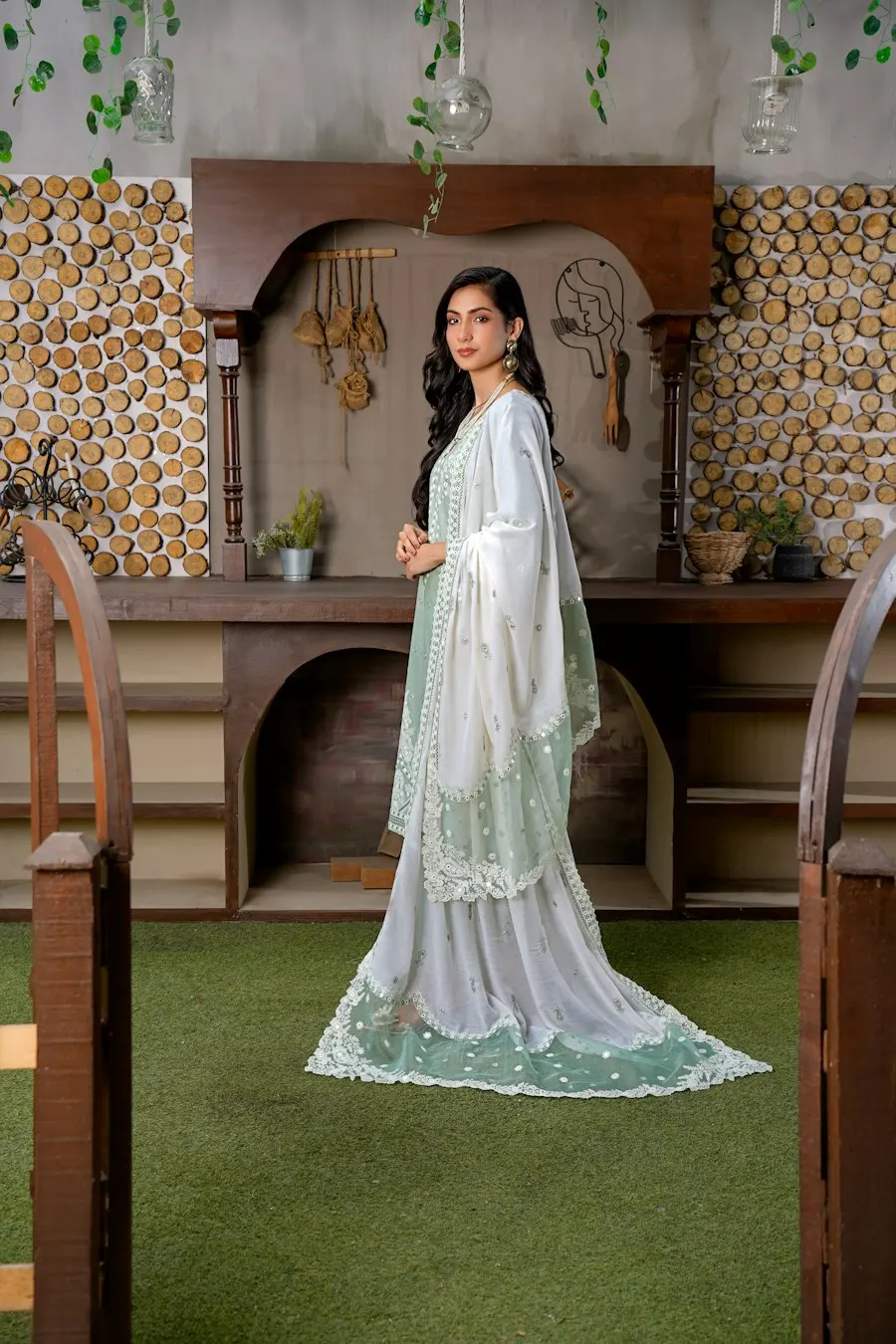 Embroidered White Chanderi Kurta Set - Soft, Flattering & Easy