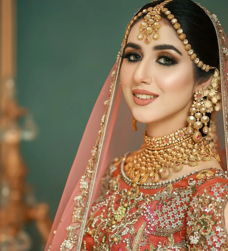 Bridal Ruby Embroidered Lehenga Set - Your New Favourite