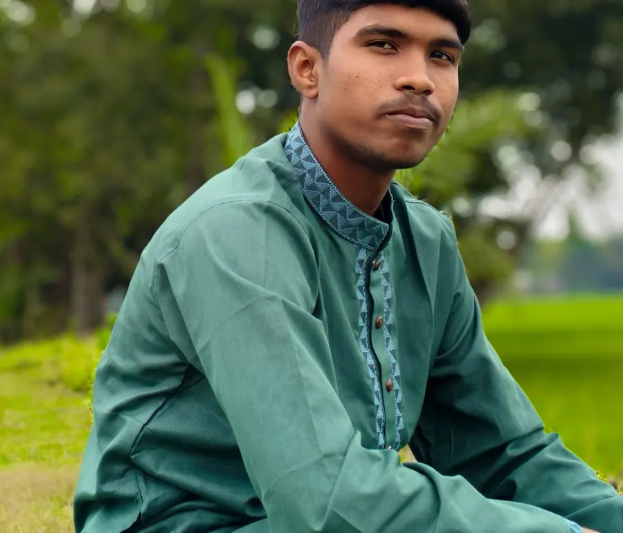 Smart Green Silk Blend Kurta Set - Clean Modern Fit